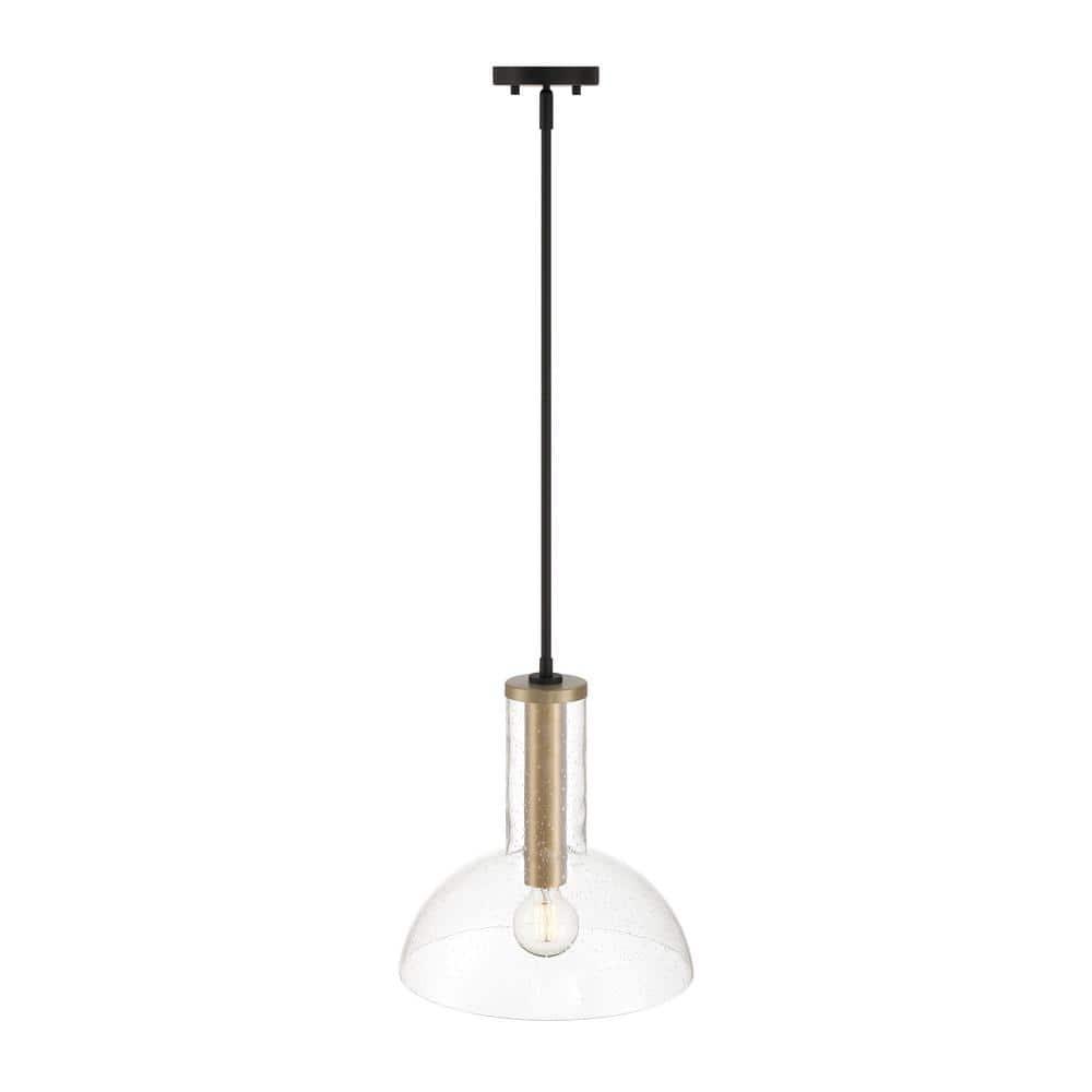 Designers Fountain Nova 14 inch 1-Light Matte Black Modern Pendant Light, D283M-14P-MB
