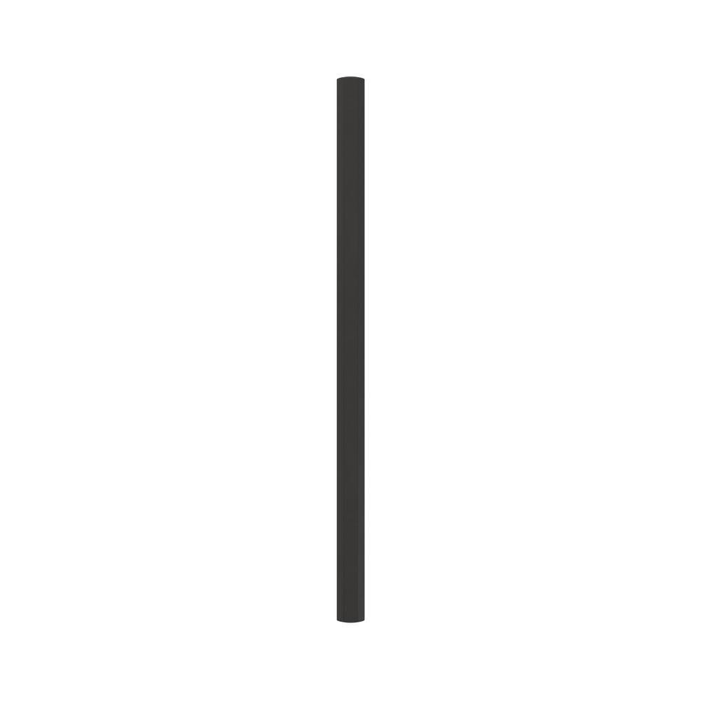 Amerock Caliber 7-9/16 inch (192mm) Center-to-Center Matte Black Cabinet Pull