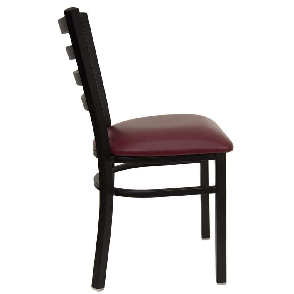 Flash Furniture Kendall Ladder Back Metal Restaurant Chair