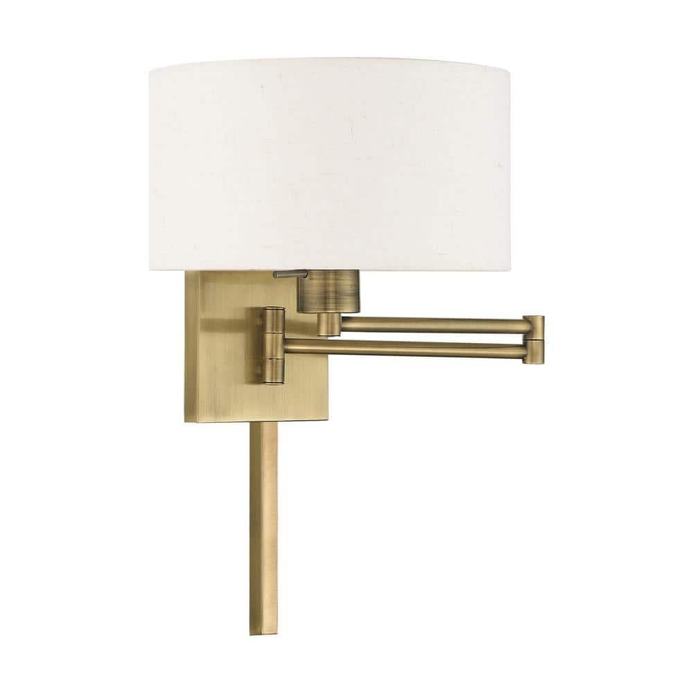 Kevyn Single Light Steel Dimmable Swing Arm Sconce