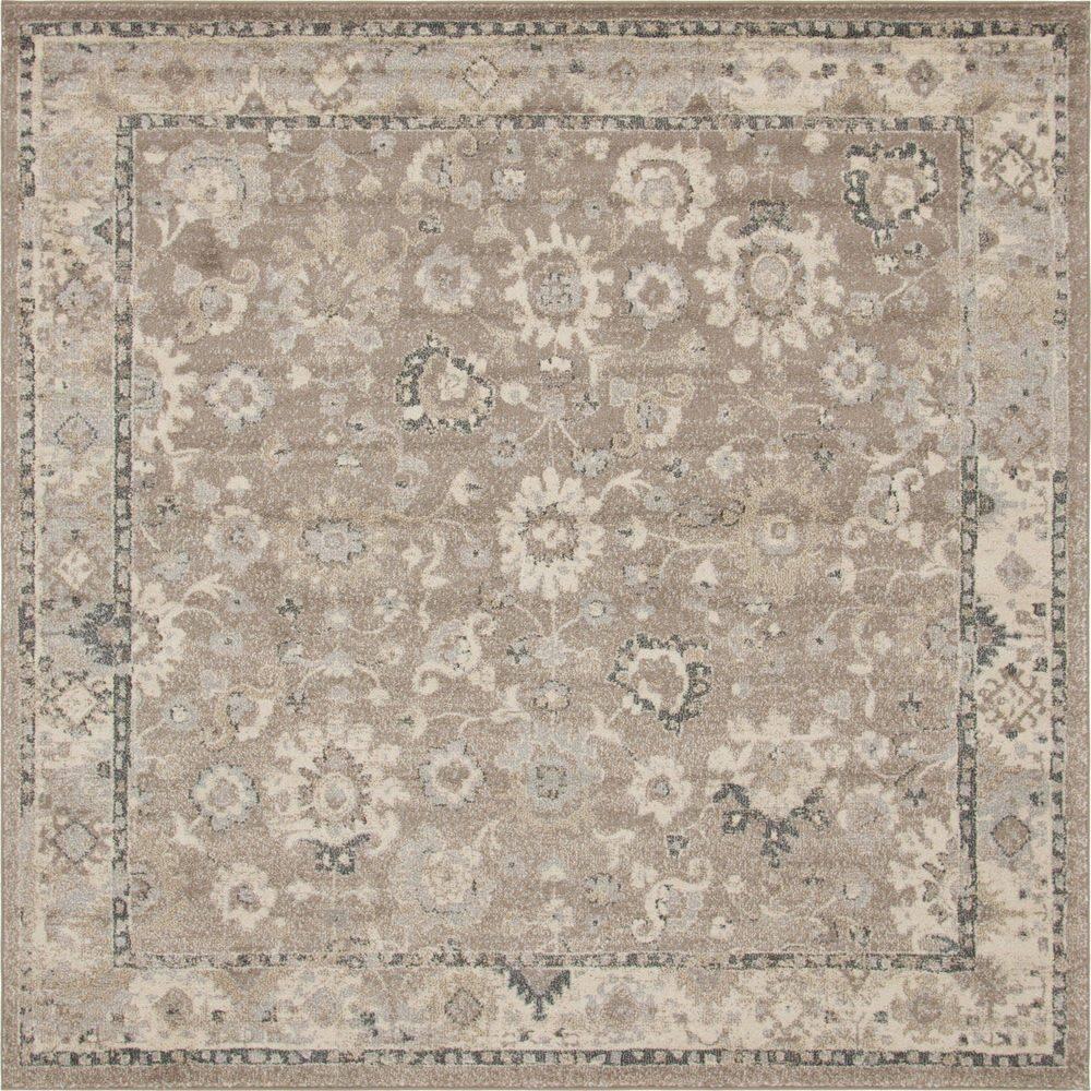 Kalf Abstract Beige Area Rug