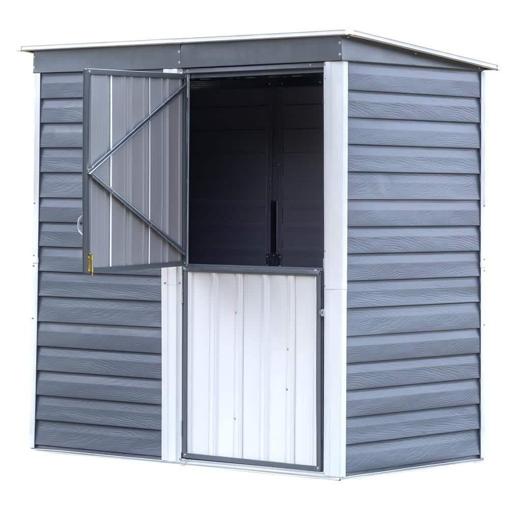 Arrow Shed-in-a-Box 6 ft. W x 4 ft. D Metal Horizontal Storage Shed