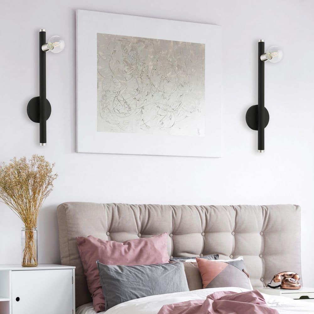 Livex Lighting Bannister 1 - Light Wall Light in  Black