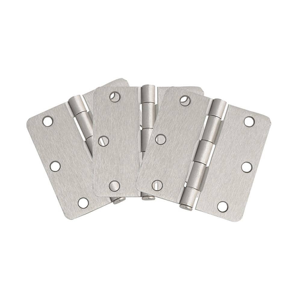 Design House 3.5" x 3.5" Butt bearing Triple Door Hinges (Set of 3)