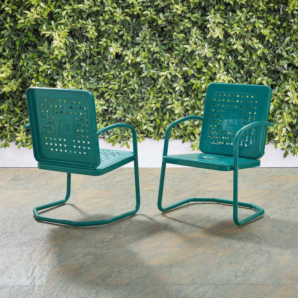 Kutcher Powder Coated Steel Outdoor Lounge Chair