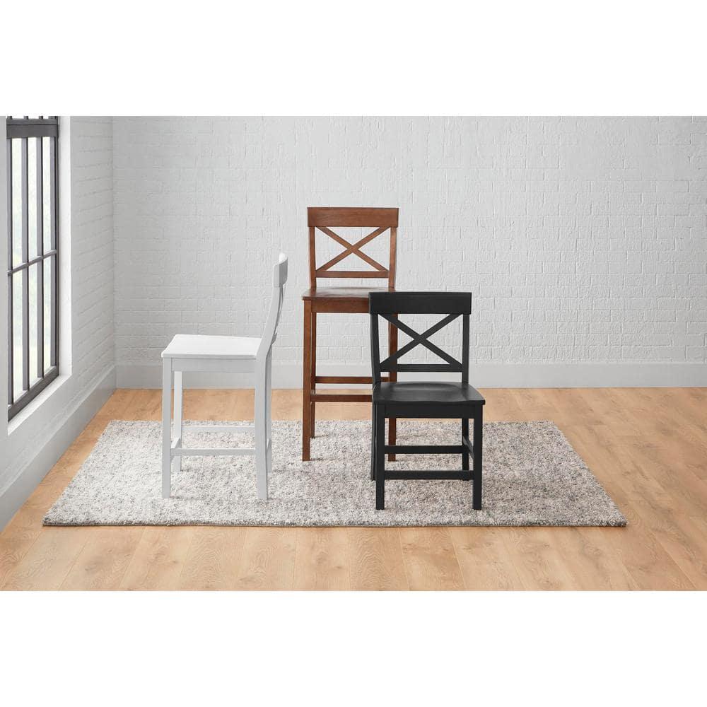 Gracie Oaks Winsley Counter Stool with Solid Wood Frame (Set of 2)