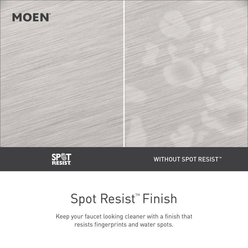 MOEN 82611SRN Brecklyn Single Handle 6-Spray Tub Shower Faucet w/ Magnetix Rainshower in Spot Resist Brushed Nickel (Valve Included)