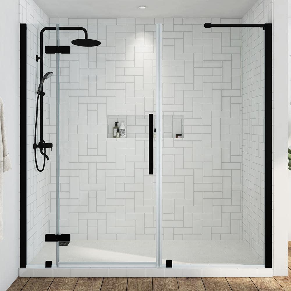 Ove Decors Endless Tampa 73" W x 72" H Alcove Frameless Shower Kit, Door, 2 Panel TA1460400