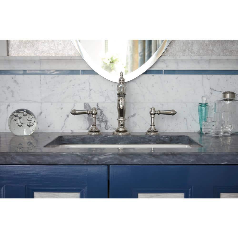 Artifacts® Widespread Bathroom Faucet with Drain Assembly