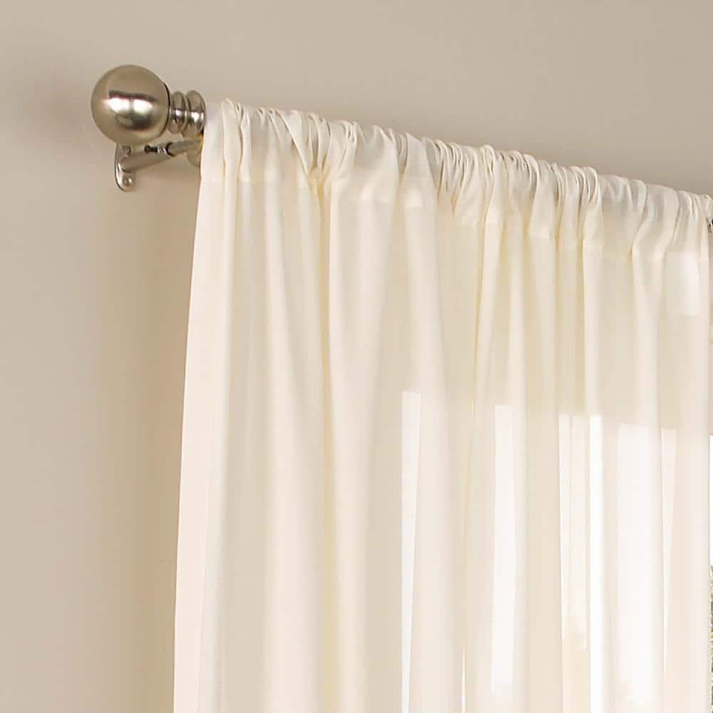 Eclipse Chelsea Polyester Sheer Curtain Single Panel