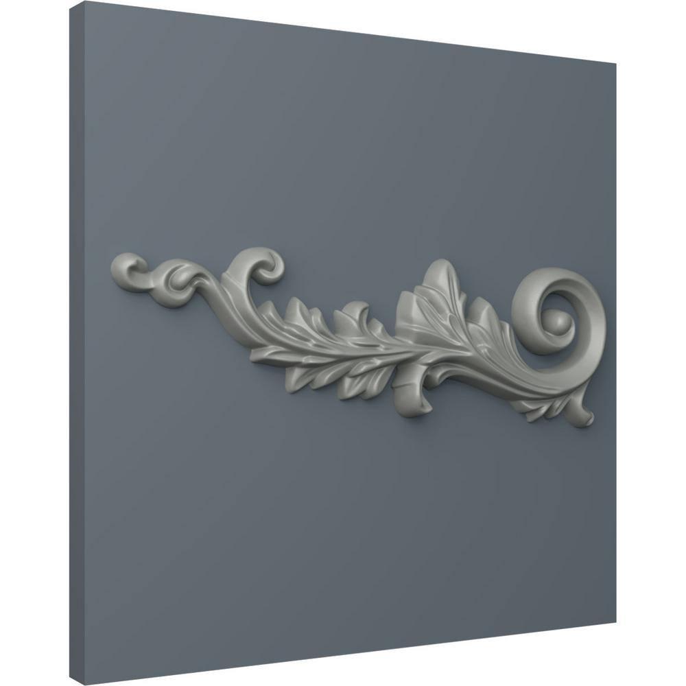 Ekena Millwork 15 3/4"W x 5 1/8"H x 1 1/8"P Robin Scroll Onlay, Left