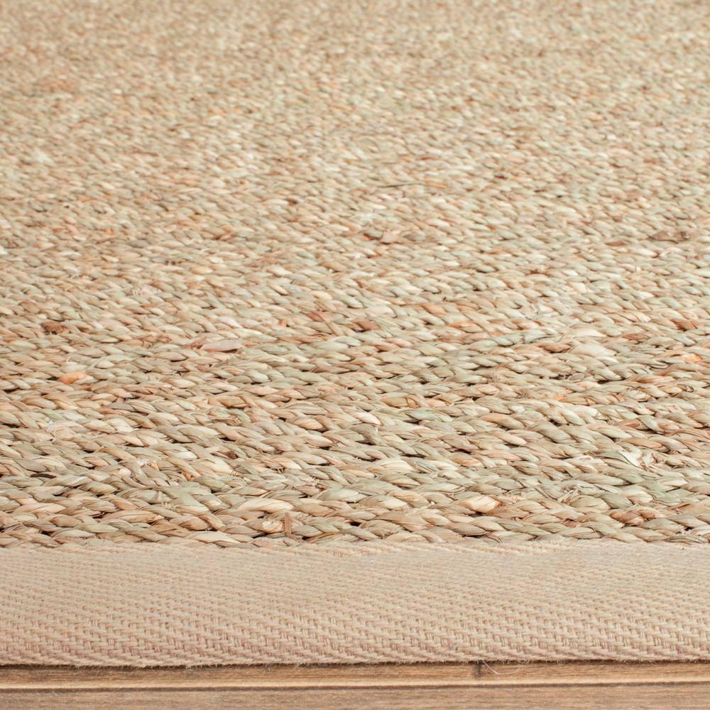 Natural Fiber Seagrass Solid Color Rug
