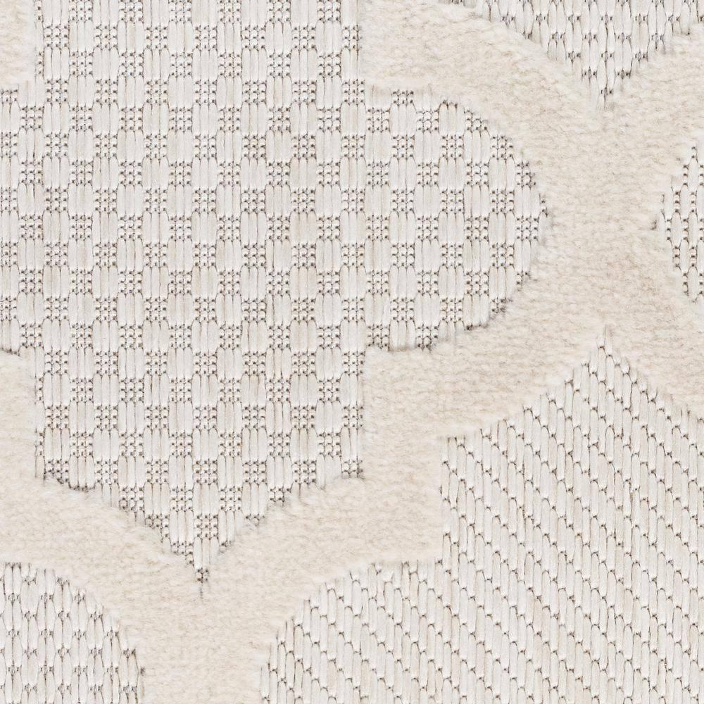 Nourison Easy Care 7' x 10' Ivory/White Indoor/Outdoor Rug