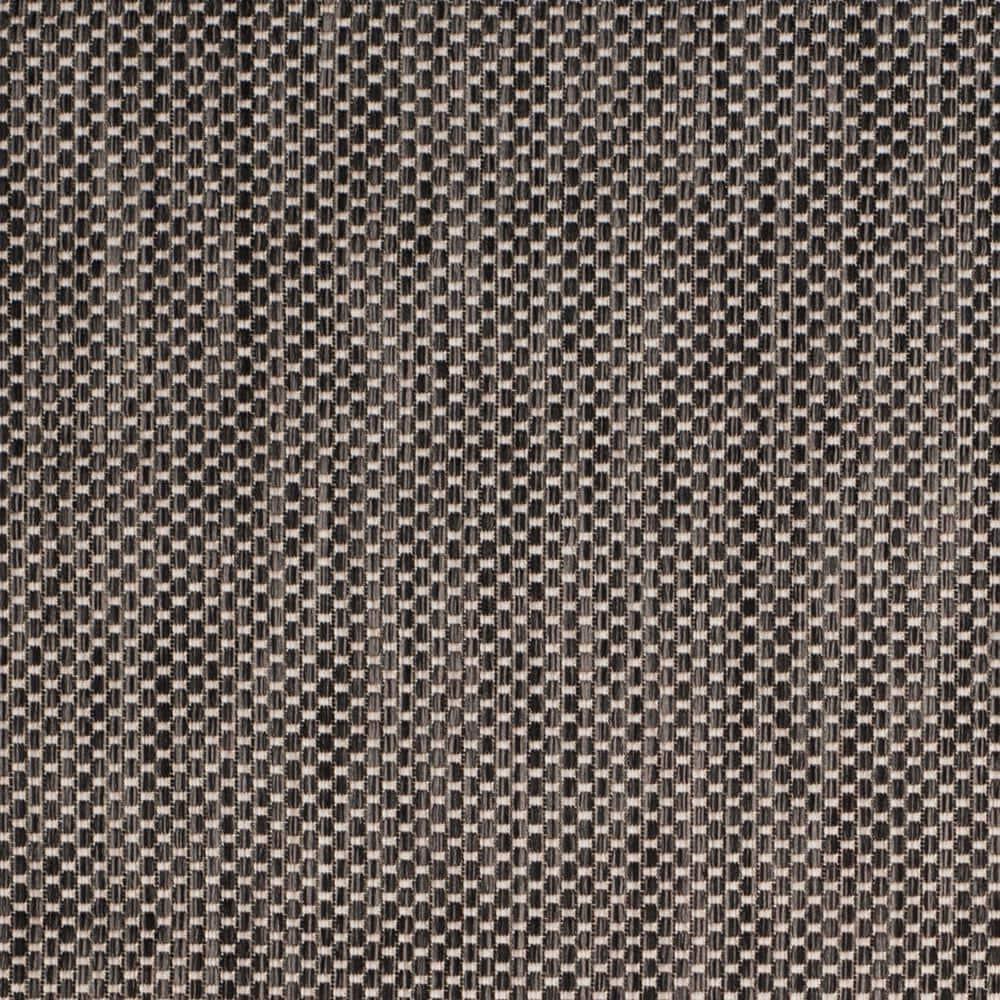 Courtyard CY8521 Power Loomed Indoor/Outdoor Runner Rug - Black/Beige - 2'3"x12' - Safavieh.