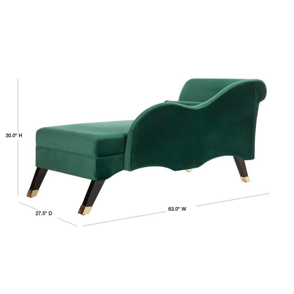 Willa Arlo™ Interiors Schumacher Velvet Chaise Lounge