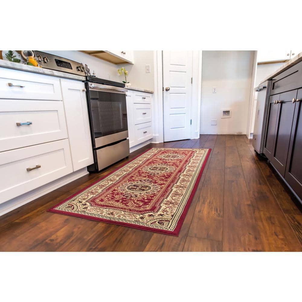 Concord Global 65202 2 ft. 2 in. x 7 ft. 3 in. Ankara Chateau - Red