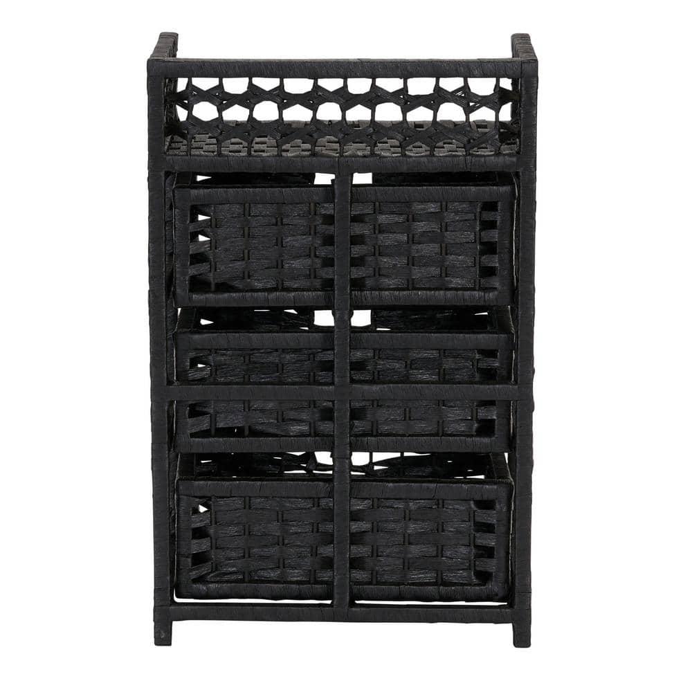 Household Essentials Paper Rope 3-Drawer Chest