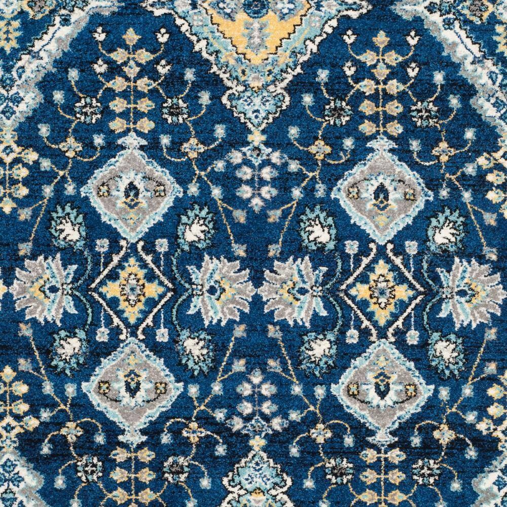 Evoke EVK224 Power Loomed Area Rug - Royal/Ivory - 4'x6' - Safavieh.