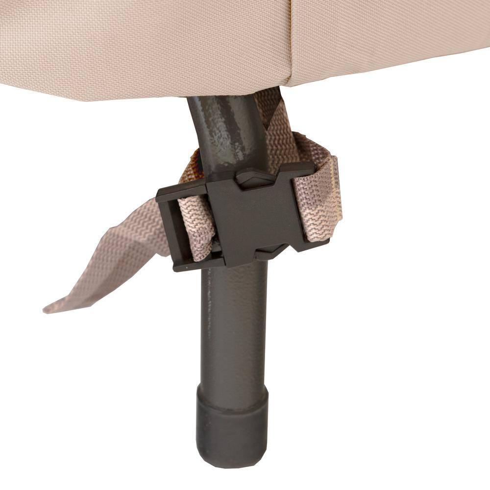 Modern Leisure Modern Leisure Monterey Patio Swivel Lounge Chair Cover, 2-Pack, 37.5"L x 39.25"W x 38.5"H, Beige (Set of 2)