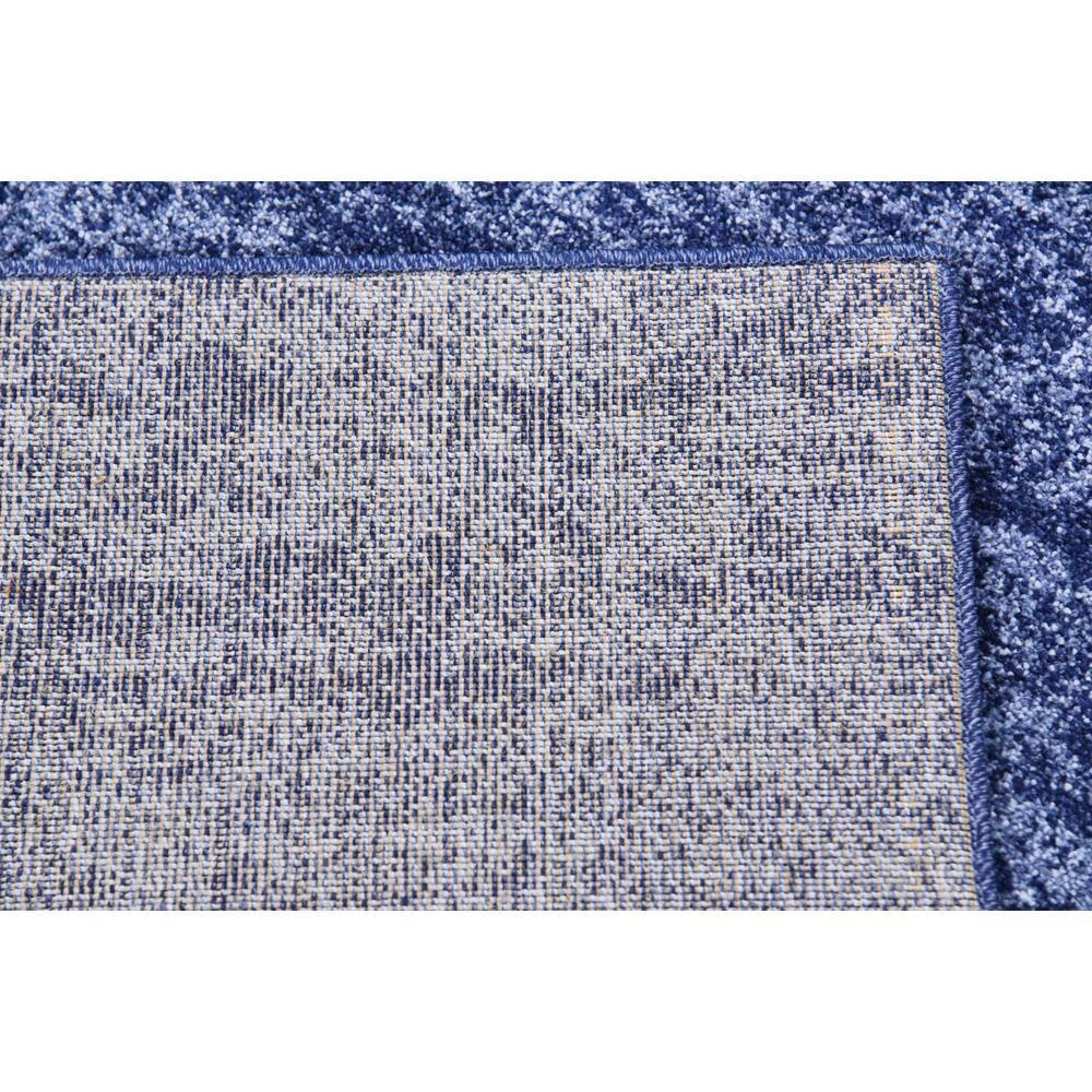 Unique Loom Del Mar Collection Area Rug - Lucille (7' 1" x 10' Rectangle Navy Blue/Ivory)
