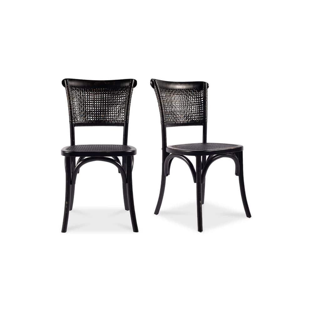 Lotta Dining Chair, Set of 2 - Black