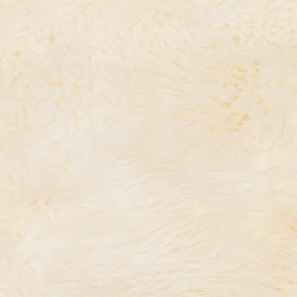 SAFAVIEH Sheep Skin Tiana Sheep Skin Area Rug, White, 3' x 5' Specialty