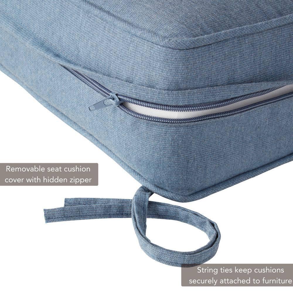Sunbrella Button Back Deep Seat Cushion Set