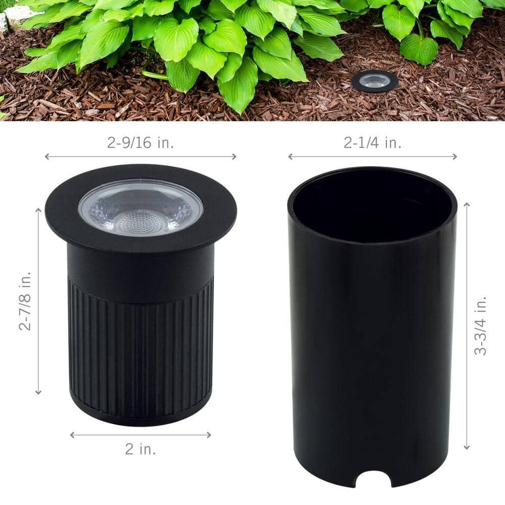 Armacost Lighting 4.5W Inground Landscape LED Light - Soft White 3000K Metal Well Light