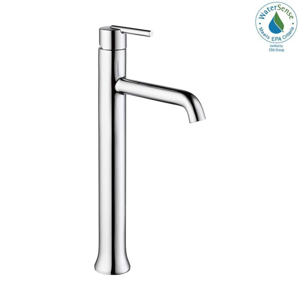 Trinsic Single Hole Vessel Bathroom Faucet, Single Handle Vessel Bathroom Sink Faucet