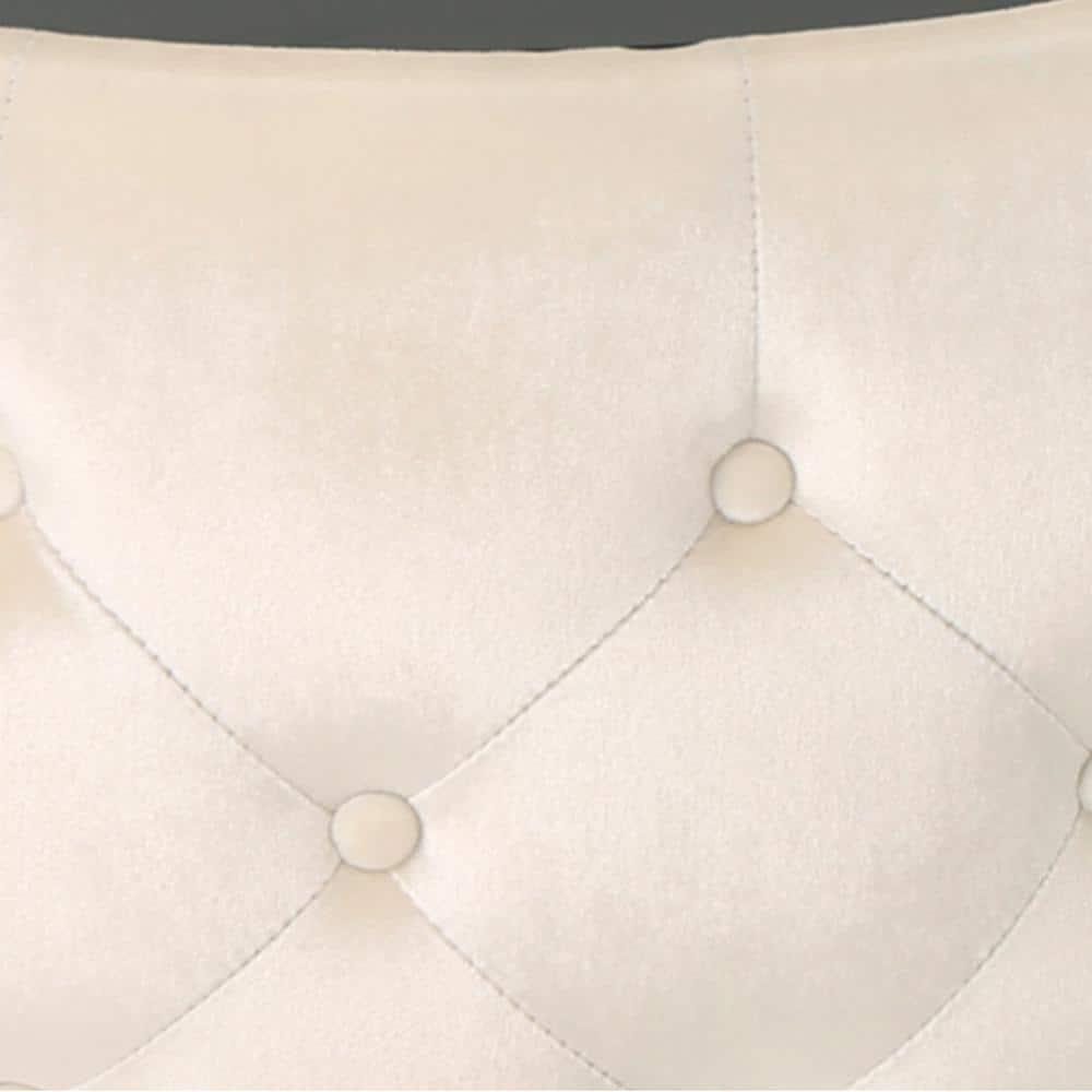 Noble House Merna Indoor Glam Velvet Coffee Table, Beige