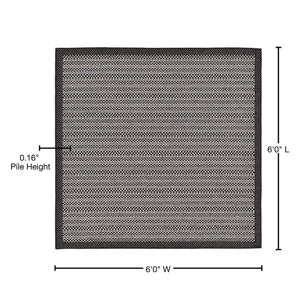 Striped Indoor / Outdoor Rug