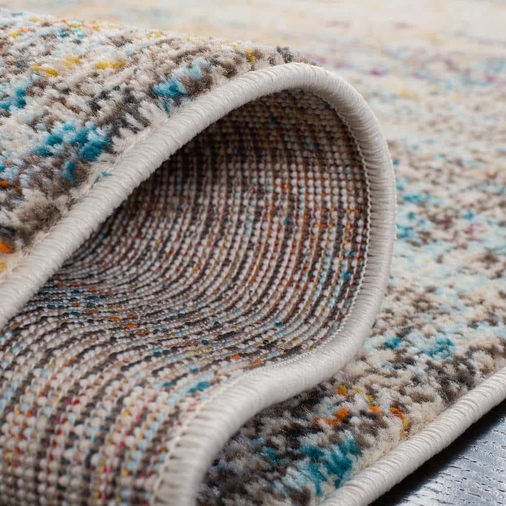 Madison MAD425 Power Loomed Indoor Area Rug - Grey/Gold - 12'x15' - Safavieh