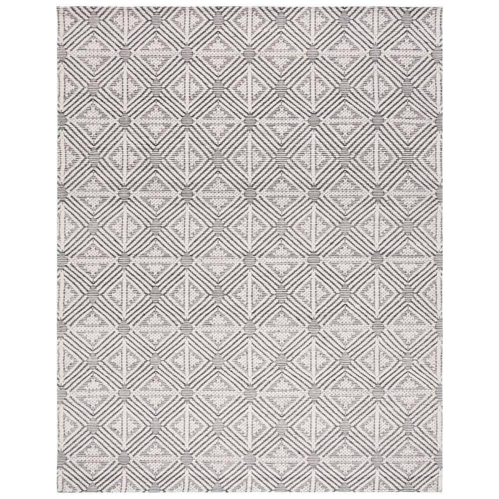 Marbella MRB451 Hand Loomed Area Rug - Ivory/Black - 8'x10' - Safavieh.