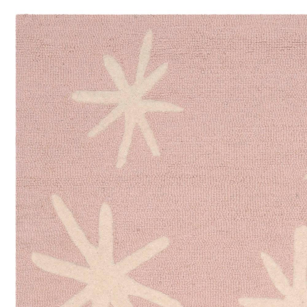 Safavieh Kids SFK908 Hand Tufted Area Rug - Pink/Ivory - 4'x6' - Safavieh.