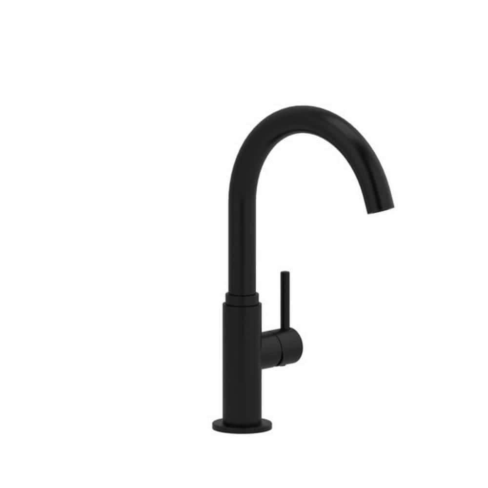 Riobel AZ601BK Azure Bar/Food Prep Kitchen Faucet With C-Spout
