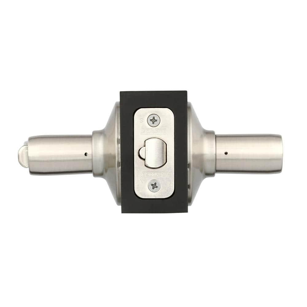 Camelot Handleset with Single Cylinder Deadbolt and Plymouth Door Knob and Rosette