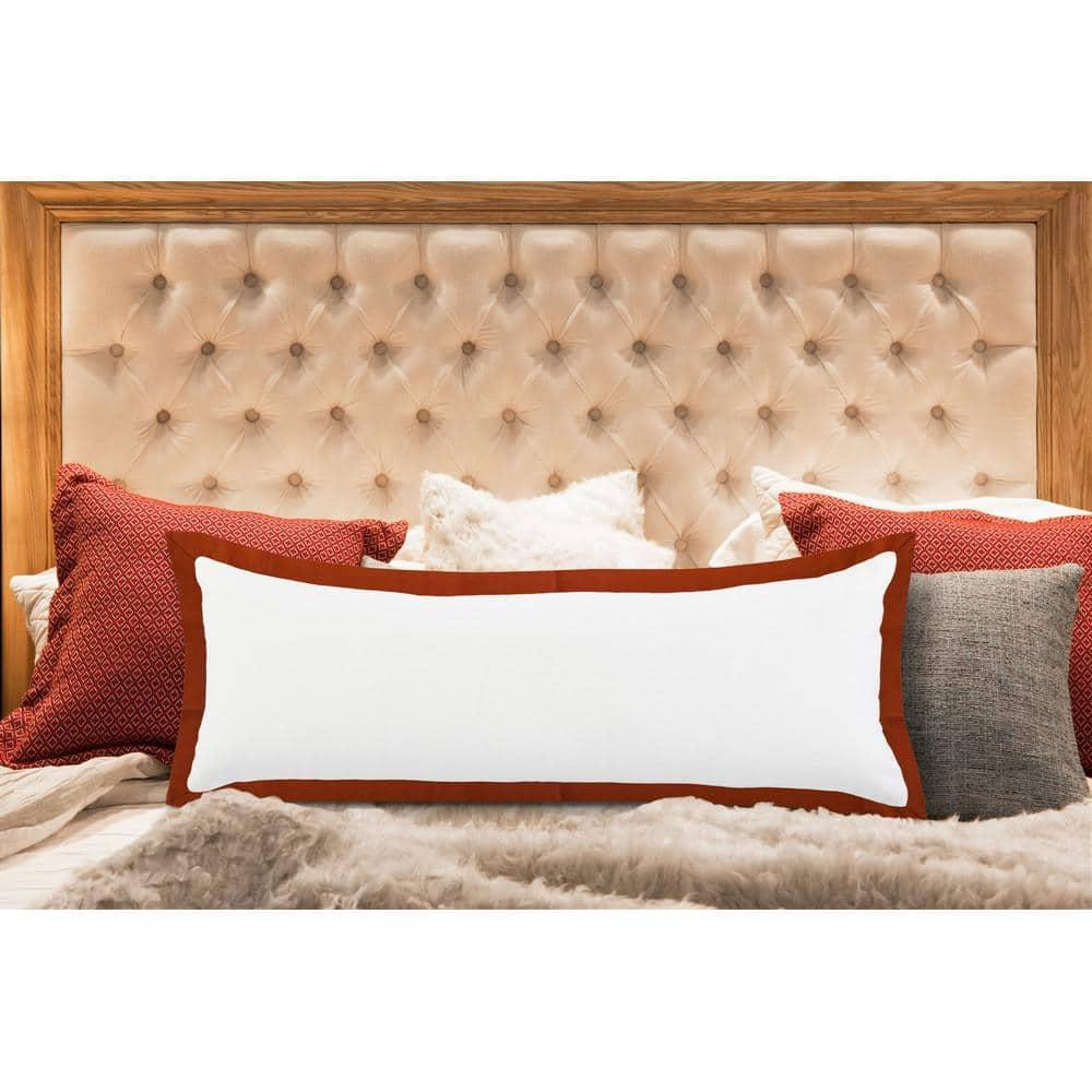 ZeaZu 14" X 36" 100% Cotton Geometric Zippered Pillow