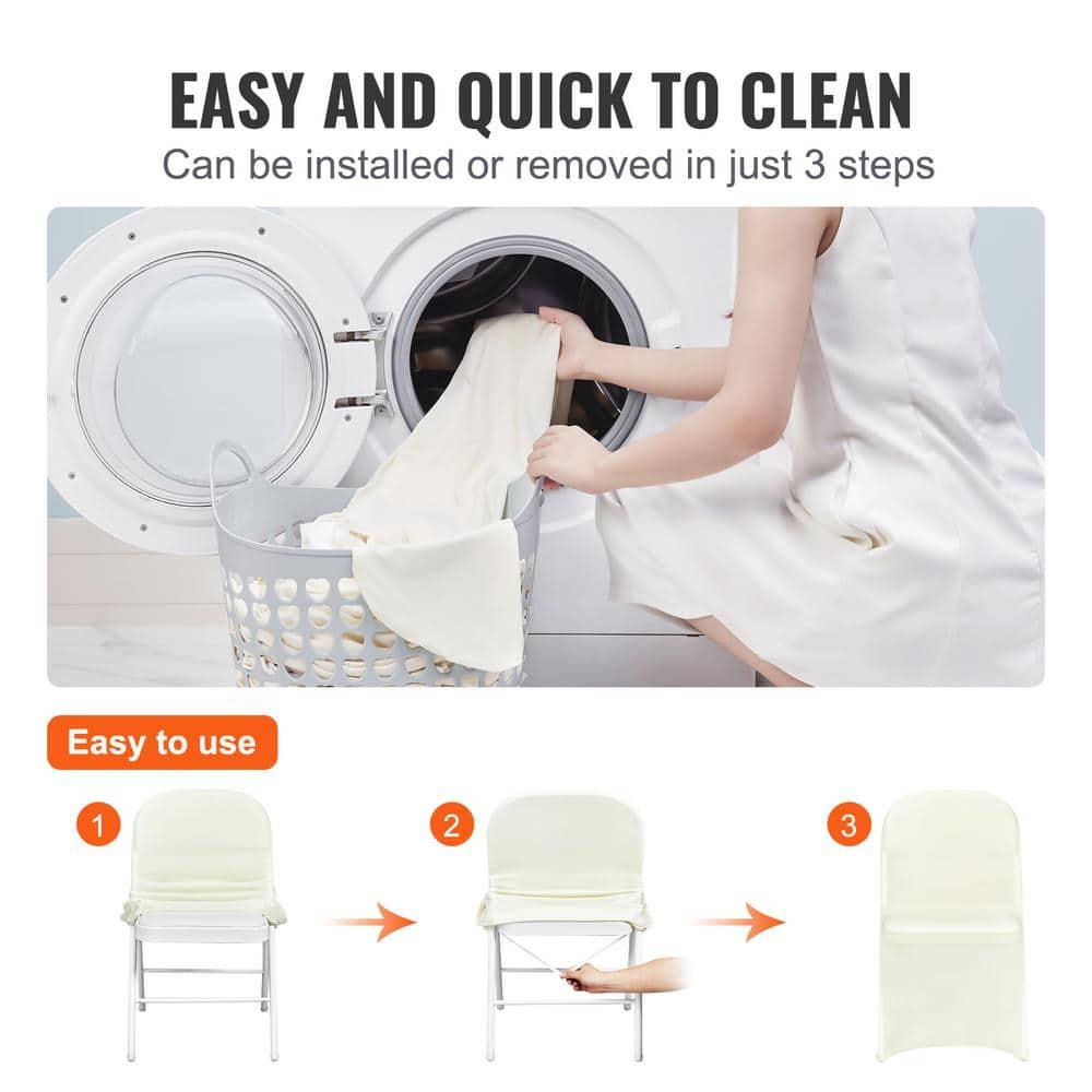 Ivory Chair Covers (Set of 30) (Set of 30)