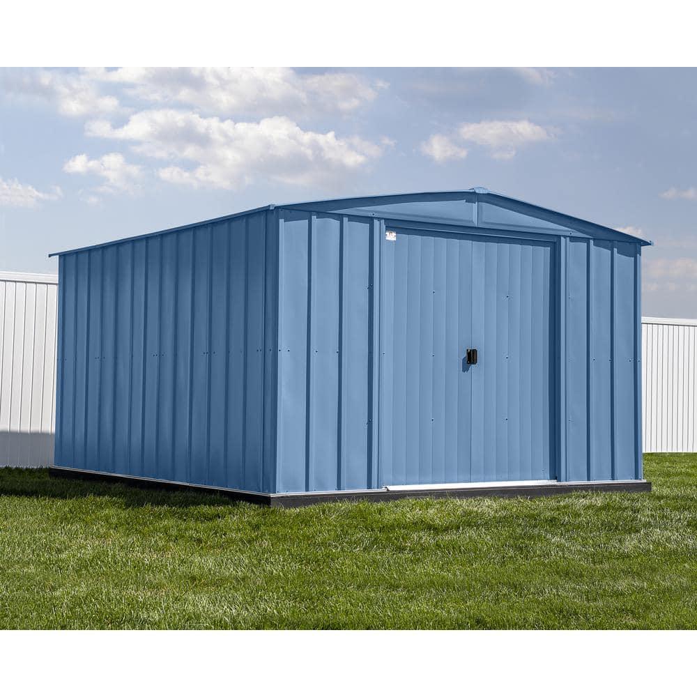 Arrow 10 ft. W x 13 ft. 5 in. D Steel Vertical Storage Shed
