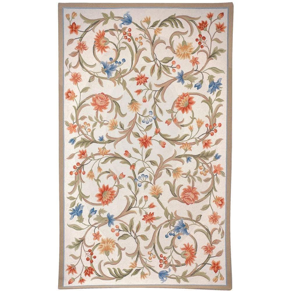 Chelsea HK248 Handmade Area Rug - 5'3"x8'3" - Ivory - Safavieh