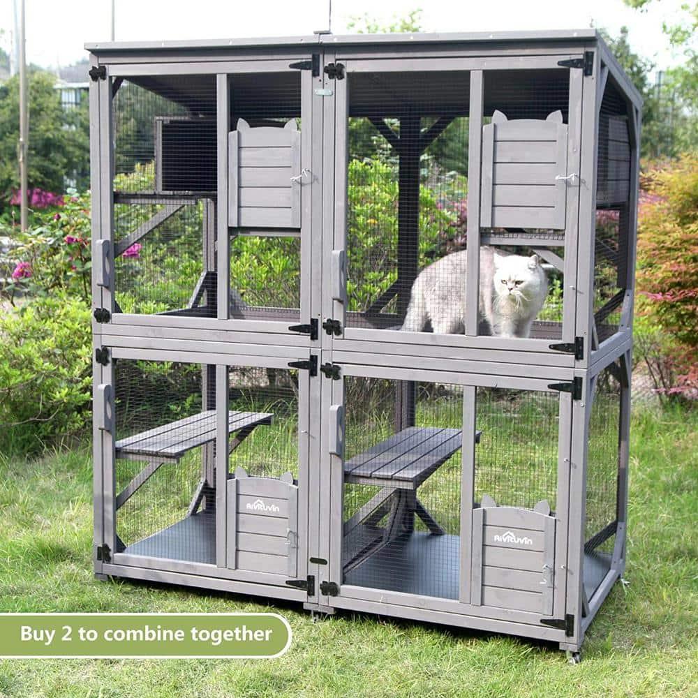 Aivituvin Portable Cat Playpen