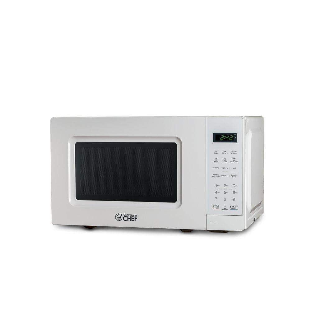 Commercial Chef 0.7 Cubic Feet 700 Watt Countertop Microwave