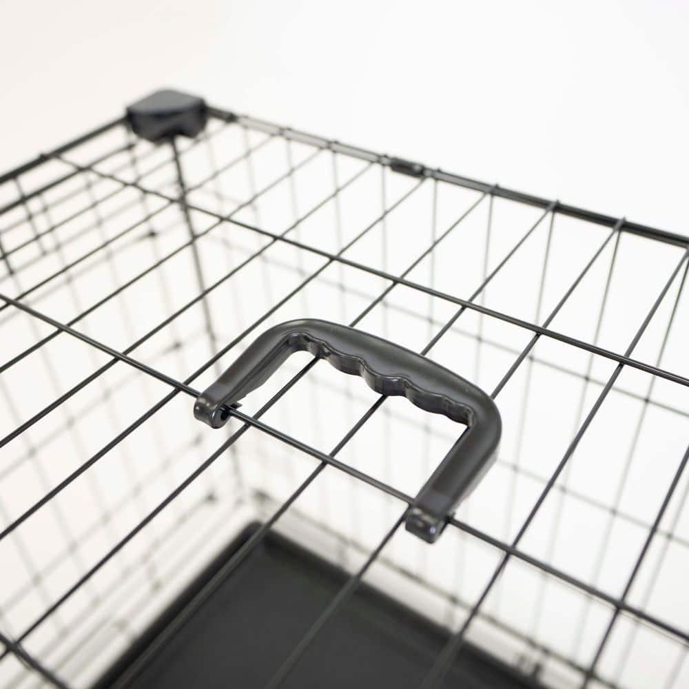 Lucky Dog Sliding Door Crates Pet Crate with Sliding Double Door