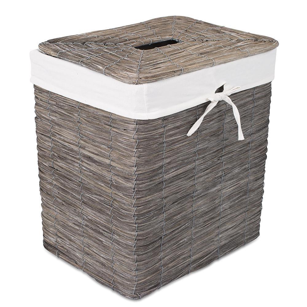 BirdRock Home Wicker Laundry Hamper with Handles