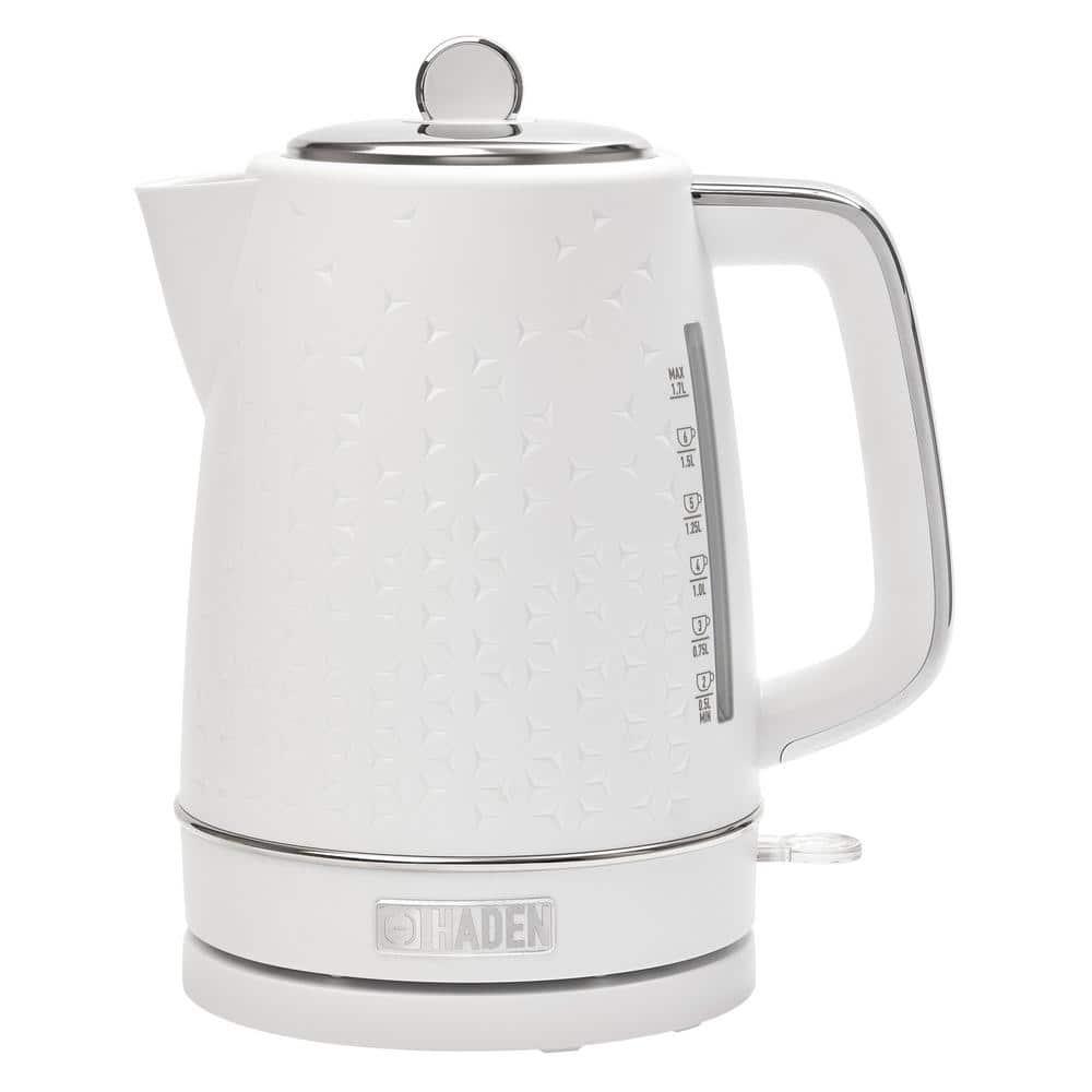 HADEN Starbeck White Electric Tea Kettle