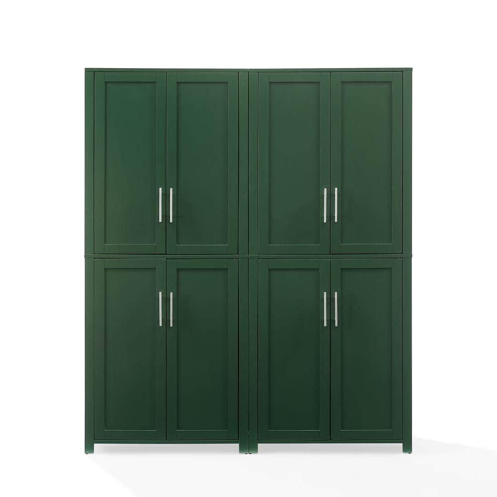 Crosley Furniture Savannah 2-Piece Kitchen Storage Pantry Set