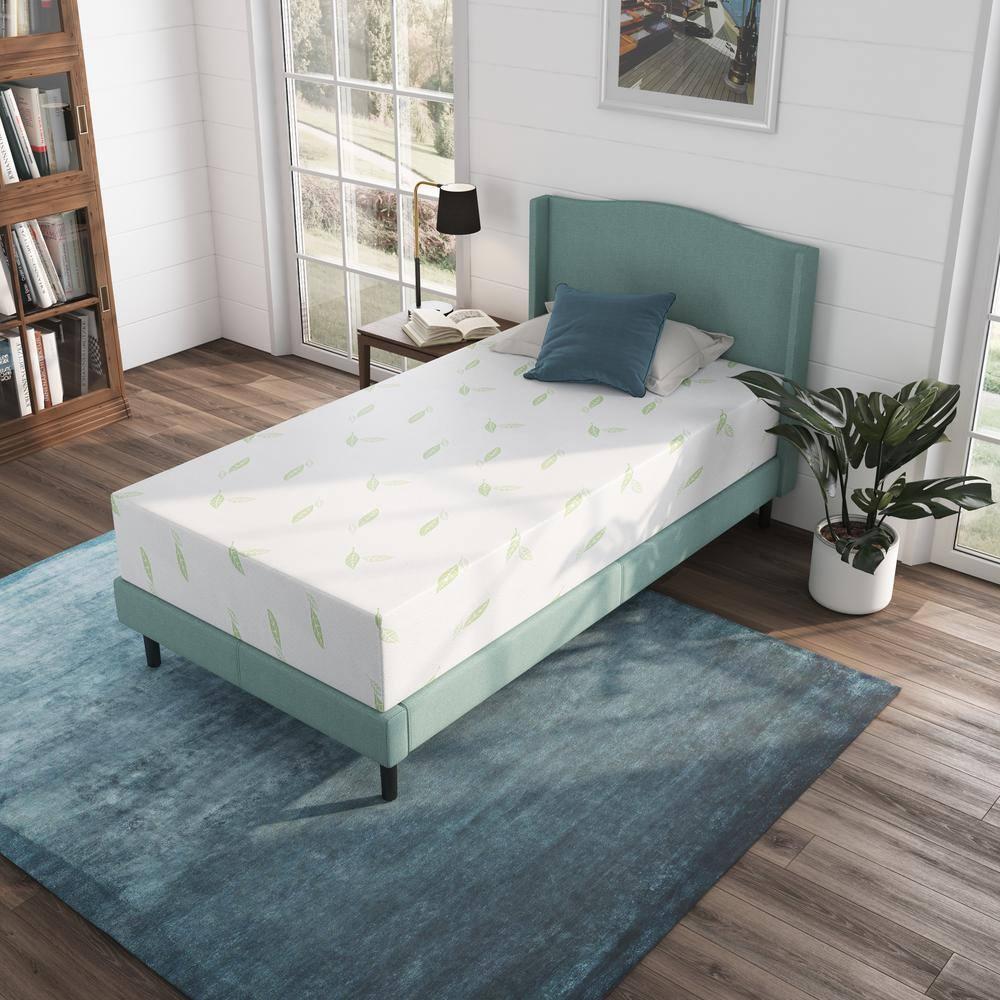 Anula Green Tea Memory Foam Mattress, Bed in a Box