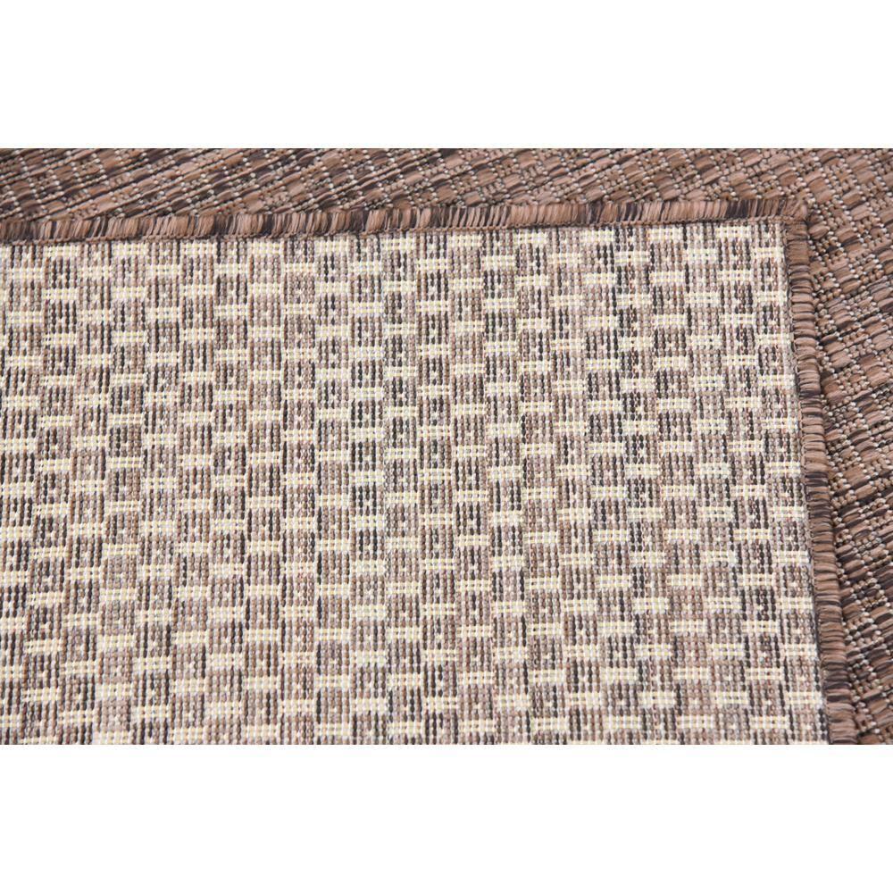 Unique Loom 9' 0 x 12' 0 Rectangle Indoor/Outdoor Solid Light Brown Area Rug