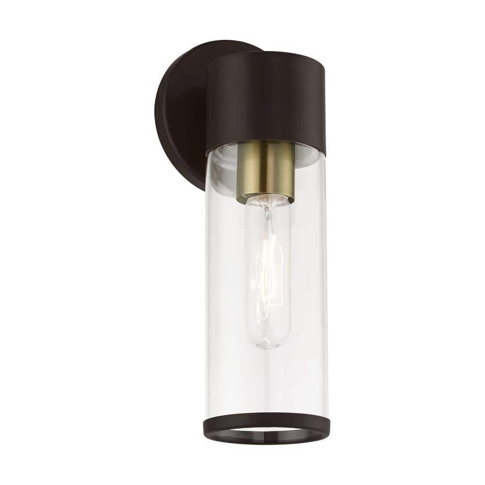 Livex Lighting Banca 1 - Light Sconce in  Bronze/Antique Brass