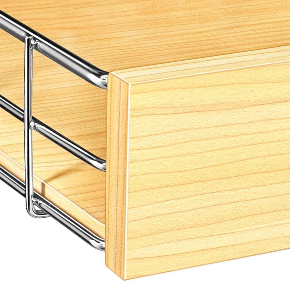 LYNK PROFESSIONAL LYNK PROFESSIONAL Select Pull Out Cabinet Organizer for Kitchen Cabinets, Wood and Chrome